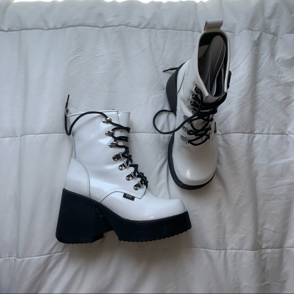 ROC Platform Wedge Boots